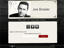 Tablet Screenshot of joebresler.com